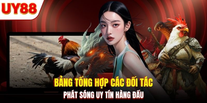 Bảng tổng hợp các đối tác phát sóng uy tín hàng đầu